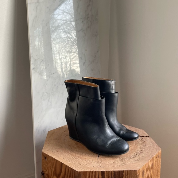 2000’s MM6 Designer Heeled Ankle Boots - Picture 4 of 6